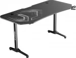 Просторий та стильний Ігровий комп'ютерний стіл для геймерів ULTRADESK FRAG Xxl Black160 см x 75 - Зображення 5