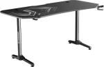 Просторий та стильний Ігровий комп'ютерний стіл для геймерів ULTRADESK FRAG Xxl Black160 см x 75 - Зображення 8