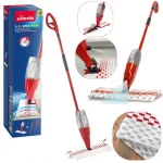 Швабра для підлоги з розпилювачем Vileda 173502 з телескопічною ручкою + спрей 1-2 Spray Max Sprey