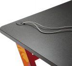 Компактний та стильний ігровий комп'ютерний стіл для геймерів NanoRS RS120 120x60см чорний - Зображення 3