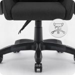 Ігрове крісло для геймерів CABRO C500 Black fabric чорне - Зображення 5