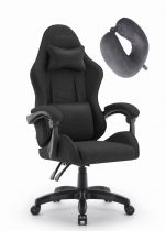 Ігрове крісло для геймерів CABRO C500 Black fabric чорне