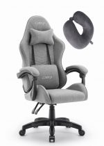 Ігрове крісло для геймерів CABRO C500 FABRIC Grey black