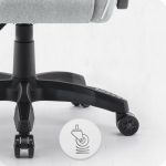 Ігрове крісло для геймерів CABRO C500 Fabric Grey white сірий - білий - Зображення 6