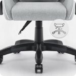 Ігрове крісло для геймерів CABRO C500 Fabric Grey white сірий - білий - Зображення 7