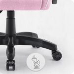 Ігрове крісло для геймерів CABRO C500 Fabric pinc white рожево-біле - Зображення 6