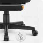 Ігрове крісло для геймерів Cabro C502 FABRIC Колір-Оранжевий і Чорний - Зображення 5