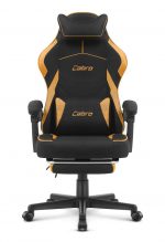 Ігрове крісло для геймерів Cabro C502 FABRIC Колір-Оранжевий і Чорний - Зображення 3