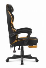 Ігрове крісло для геймерів Cabro C502 FABRIC Колір-Оранжевий і Чорний - Зображення 4