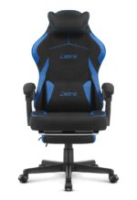 Ігрове крісло для тривалих ігор Cabro C502 FABRIC чорно-синє - Зображення 2