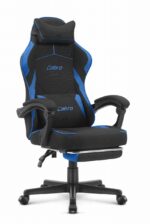 Ігрове крісло для тривалих ігор Cabro C502 FABRIC чорно-синє