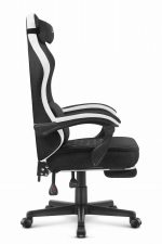 Геймерське крісло Cabro C503 BLACK WHITE - Зображення 3
