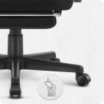 Геймерське крісло Cabro C503 BLACK WHITE - Зображення 8