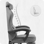 Ігрове крісло для геймерів CABRO C503 FABRIC Сіре - Зображення 8