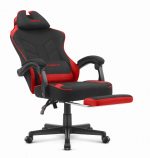 Геймерське крісло Cabro C504 BLACK RED тканина Чорно-Червона - Зображення 2