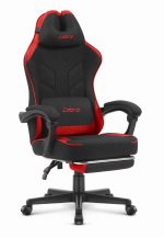 Геймерське крісло Cabro C504 BLACK RED тканина Чорно-Червона