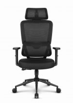 Тканинне офісне крісло CABRO C506 чорне