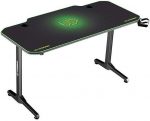 Стильний та зручний Ігровий комп'ютерний стіл для геймерів ULTRADESK FRAG Green 140X60 см + підкладка - Зображення 7