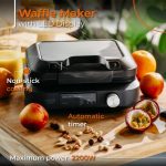 Вафельниця Adler AD 3087 LED 2200Вт для приготування хрустких і золотистих вафель