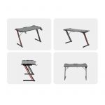 Геймерський Ігровий комп'ютерний стіл RGB ATOS Carbon 120 x 60 см - Зображення 2