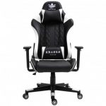 Геймерське крісло KRAKEN HELIOS чорно-біле - Зображення 2