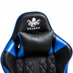 Геймерське крісло KRAKEN HELIOS чорно-синє - Зображення 8