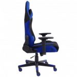 Геймерське крісло KRAKEN HELIOS тканина чорно-синє - Зображення 3