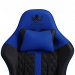 Геймерське крісло KRAKEN HELIOS тканина чорно-синє - Зображення 6