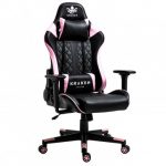 Геймерське крісло KRAKEN HELIOS чорно-рожеве
