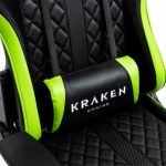 Геймерське крісло KRAKEN HELIOS чорно-зелене - Зображення 9