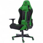 Геймерське крісло KRAKEN HELIOS тканина чорно-зелене - Зображення 7