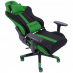 Геймерське крісло KRAKEN HELIOS тканина чорно-зелене - Зображення 8