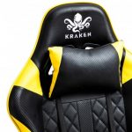 Геймерське крісло KRAKEN HELIOS чорно-жовте - Зображення 8