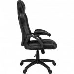 Геймерське крісло KRAKEN DRAKON екошкіра чорне-елегантне - Зображення 3