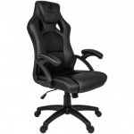 Геймерське крісло KRAKEN DRAKON екошкіра чорне-елегантне - Зображення 7