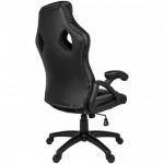 Геймерське крісло KRAKEN DRAKON екошкіра чорне-елегантне - Зображення 8