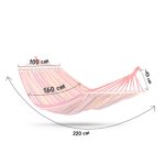 Гамак для відпочинку садовий 2-осібний Bahama Double 220 x 160 см - Зображення 8