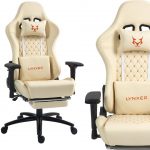 Геймерське крісло Lynxer Prestige Chair екошкіра бежеве