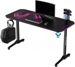 Стильний і комфортний ігровий комп'ютерний стіл для геймерів ULTRADESK FRAG Pink 140X66 см