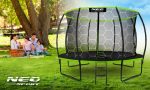 Батут із Внутрішньою Захисною Сіткою Neo-Sport Premium 374см - Зображення 3