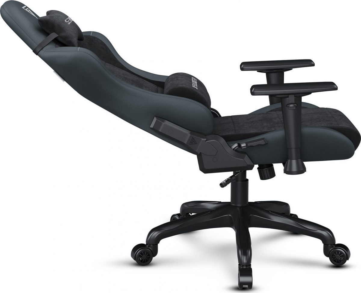 Крісло для геймерів SENSE7 Spellcaster FUKU PU 90-160° 150 кг чорний - Зображення 6