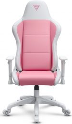 Крісло для геймерів SENSE7 Spellcaster FUKU PU біло-рожеве - Зображення 4