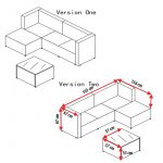Комплект садових меблів із 3 предметів VELACO VOLTA-BL чорного кольору - Зображення 3