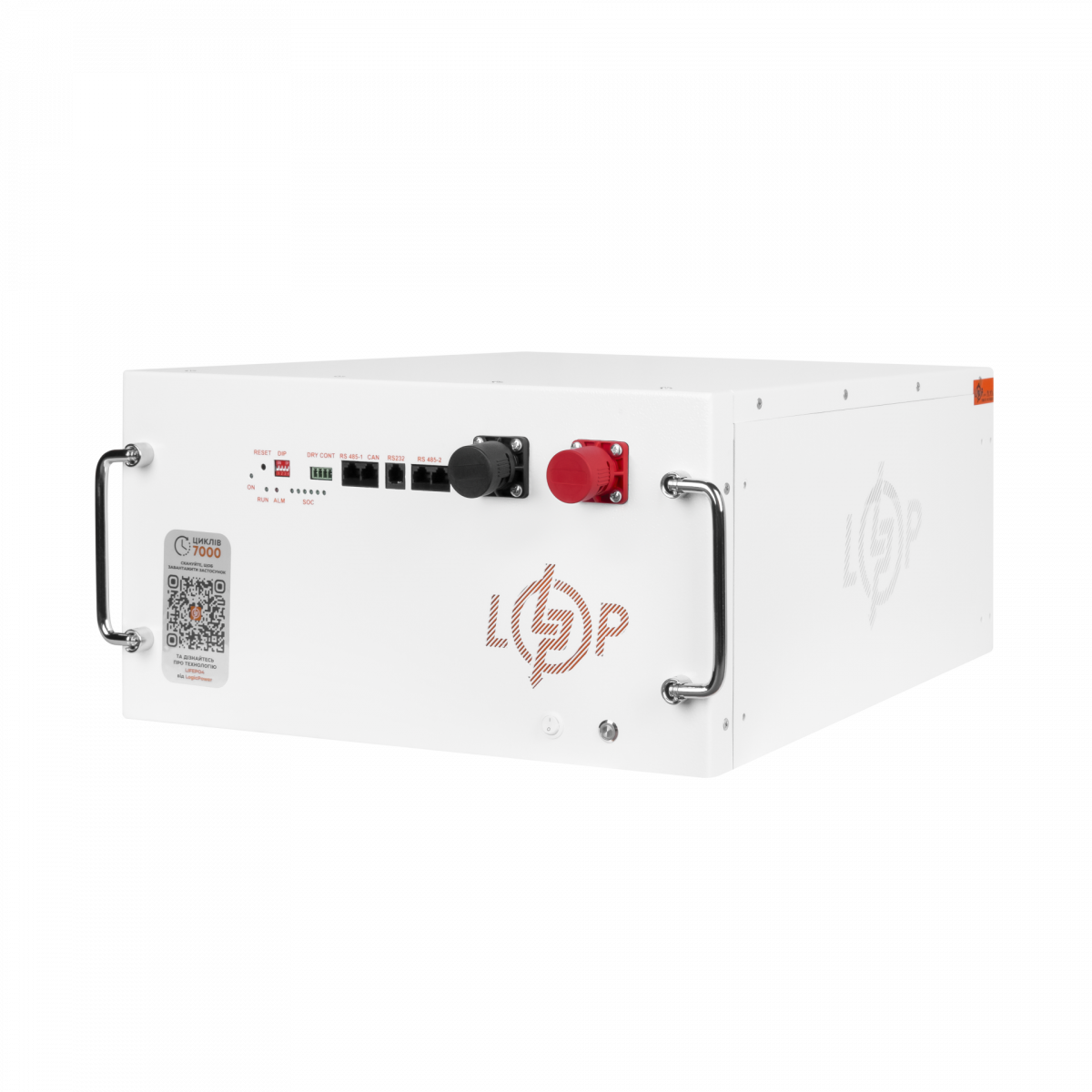 Акумулятор LogicPower LP LiFePO4 51.2V 230 Ah 11776Wh BMS JK 200A/100A RM RS485/CAN WH - Зображення 2