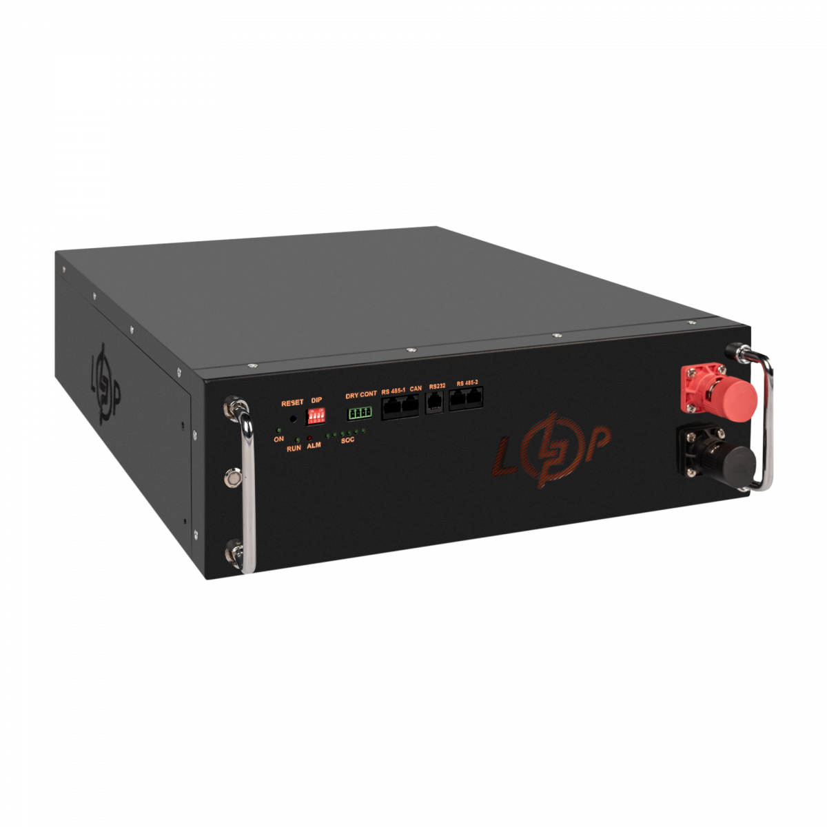 Акумулятор з інтелектуальною BMS JK 100A/50А платою LogicPower LP LiFePO4 51.2V100 Ah (5120Wh) - Зображення 4