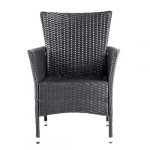 Комплект садових меблів із 9 предметів з техноратангу VELACO SANTOS-BL-BL чорного кольору - Зображення 7