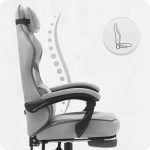 Ігрове крісло для геймерів Cabro C502 fabric сіро-чорний - Зображення 2