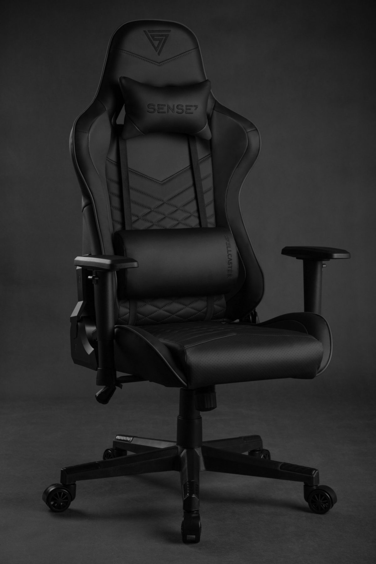 Крісло для геймерів SENSE7 Spellcaster Black екошкіра - Зображення 6