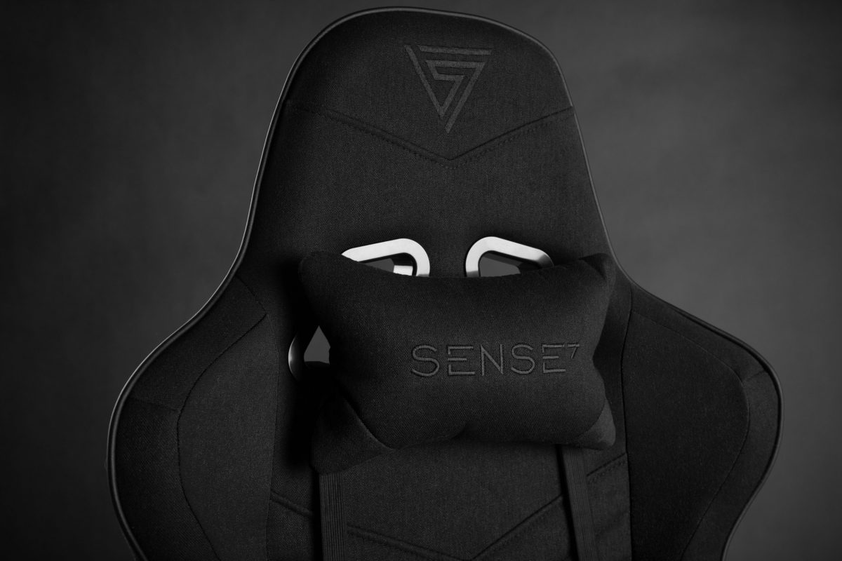 Крісло для геймерів SENSE7 Spellcaster тканина чорне - Зображення 8