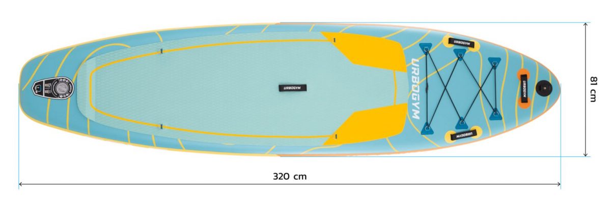 SUP дошка Urbogym Gale 320см - Зображення 3